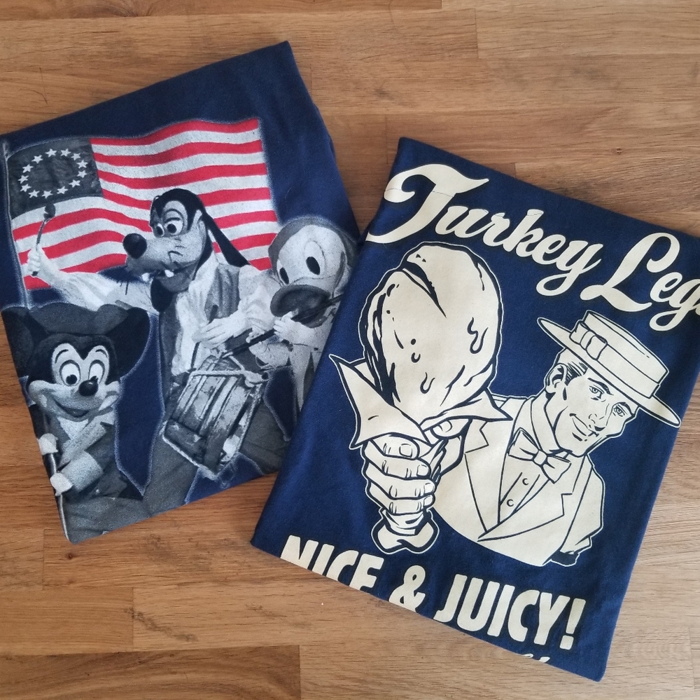 Disney World Shirt Bundle - Americana & Turkey Leg